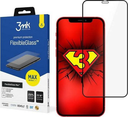 3MK 3MK FlexibleGlass Max iPhone 12/12 Pro 6,1" czarny/black