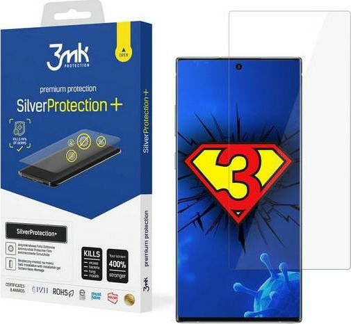 3MK 3MK Silver Protect+ Sam N975 Note 10 Plus, Folia Antymikrobowa montowana na mokro