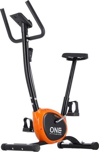 Rower stacjonarny One Fitness RW3011 mechaniczny czarno-pomarańczowy