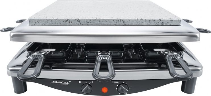 фото Раклетница-гриль Steba RC 3 Plus Black/Silver