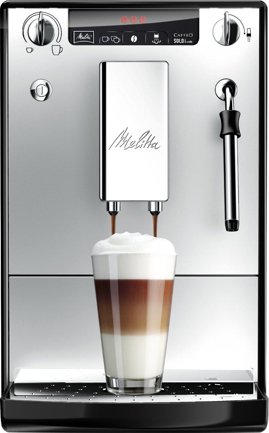 фото Кавомашина автоматична Melitta CAFFEO SOLO&Milk Silver (E953-102)