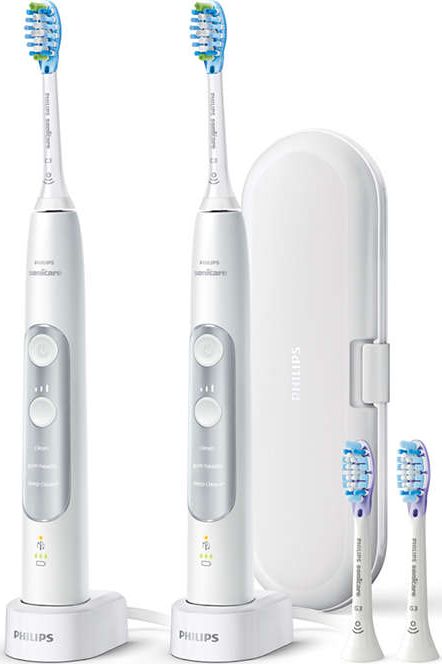 фото Набір із 2-х електричних зубних щіток Philips Sonicare ExpertClean 7300 HX9611/19