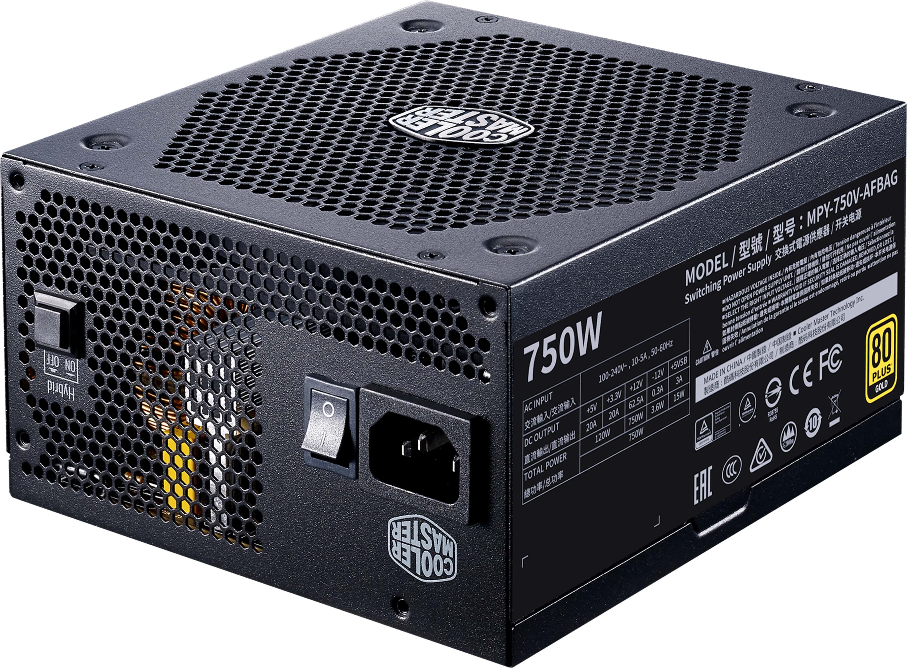 фото Блок живлення Cooler Master V Gold V2 750W (MPY-750V-AFBAG)