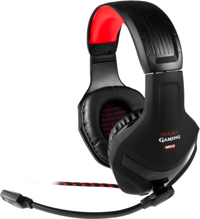 фото Навушники з мікрофоном Mars Gaming MH2 Red