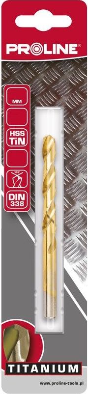 Wiertło Pro-Line WIERTŁO DO MET HSS TIN DIN338 SZLF.9.0MM SZT.1 BLIST PROLINE