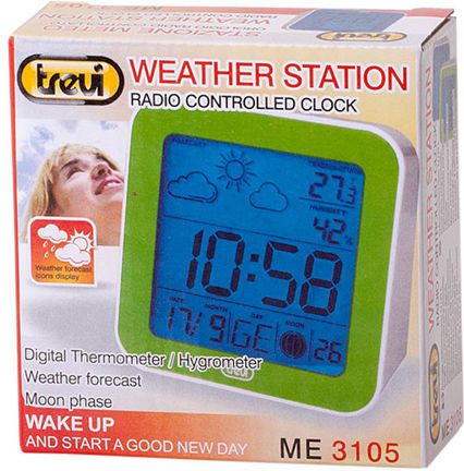 фото Метеостанція Trevi ME3105 Mini Green