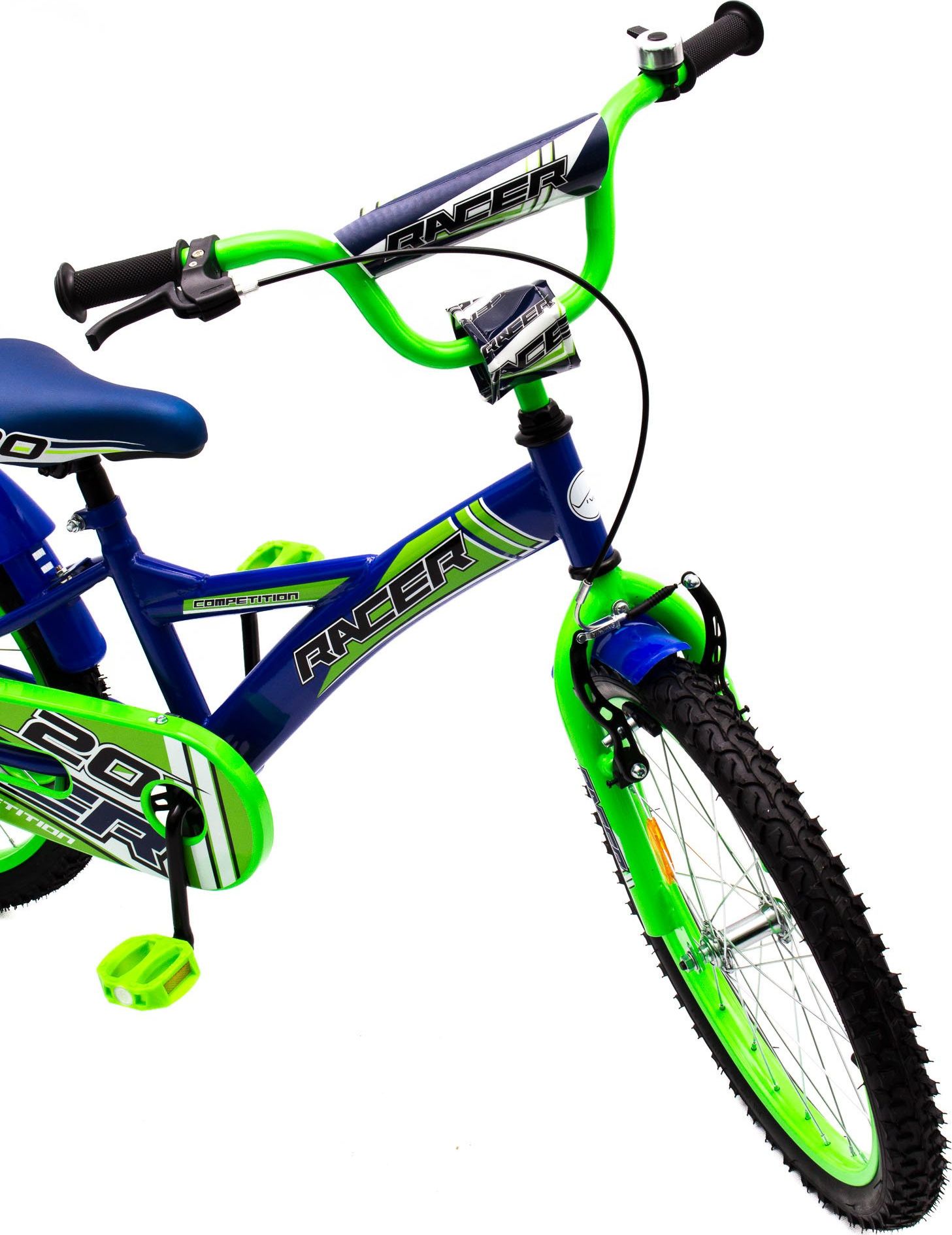 фото Дитячий двоколісний велосипед Vivo Racer 20 Blue/Green