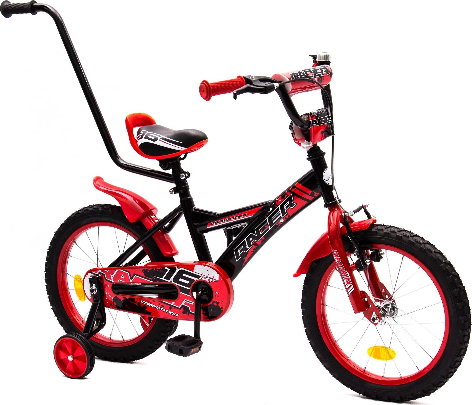 фото Дитячий двоколісний велосипед Vivo Racer 16 Black/Red