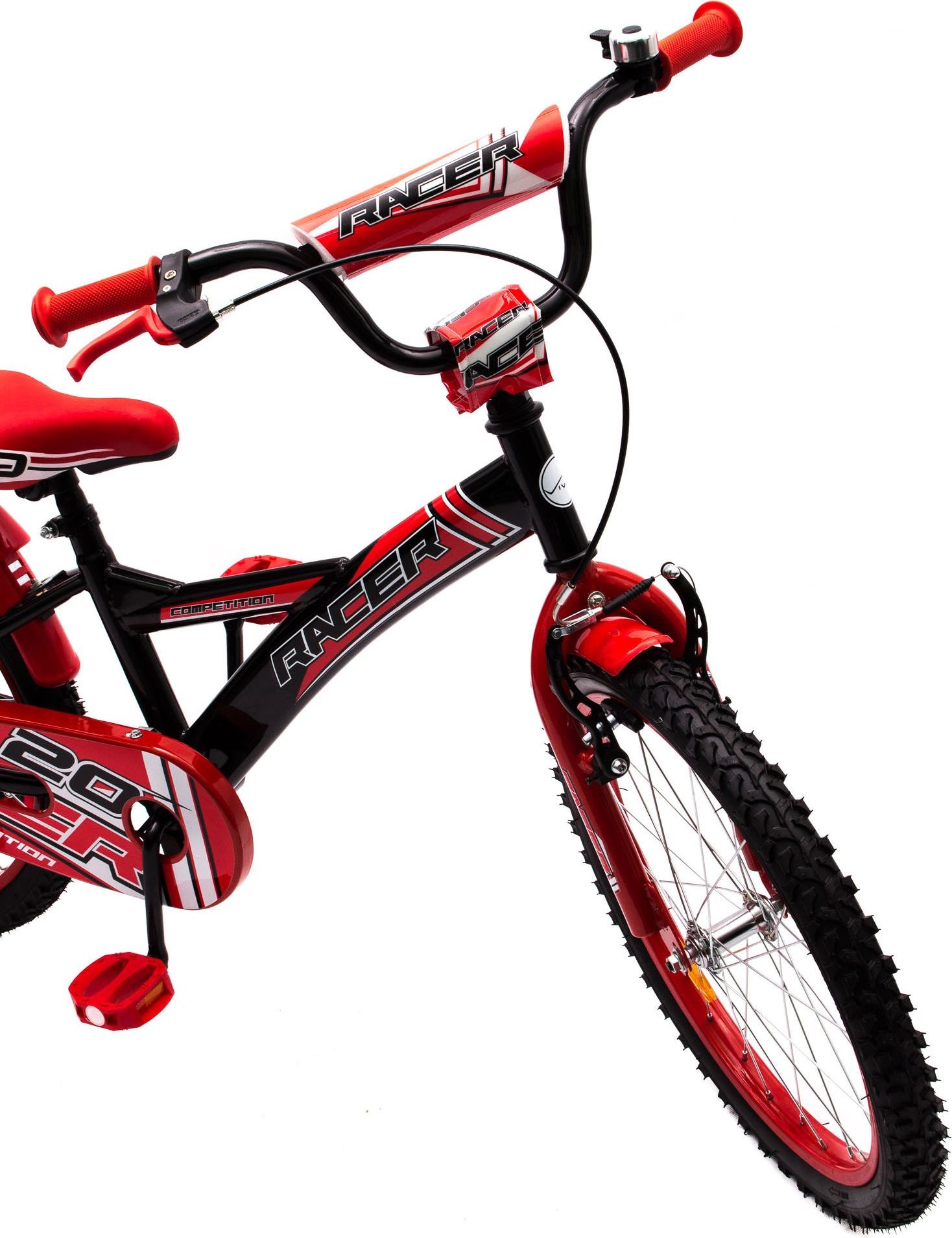 фото Дитячий двоколісний велосипед Vivo Racer 16 Black/Red