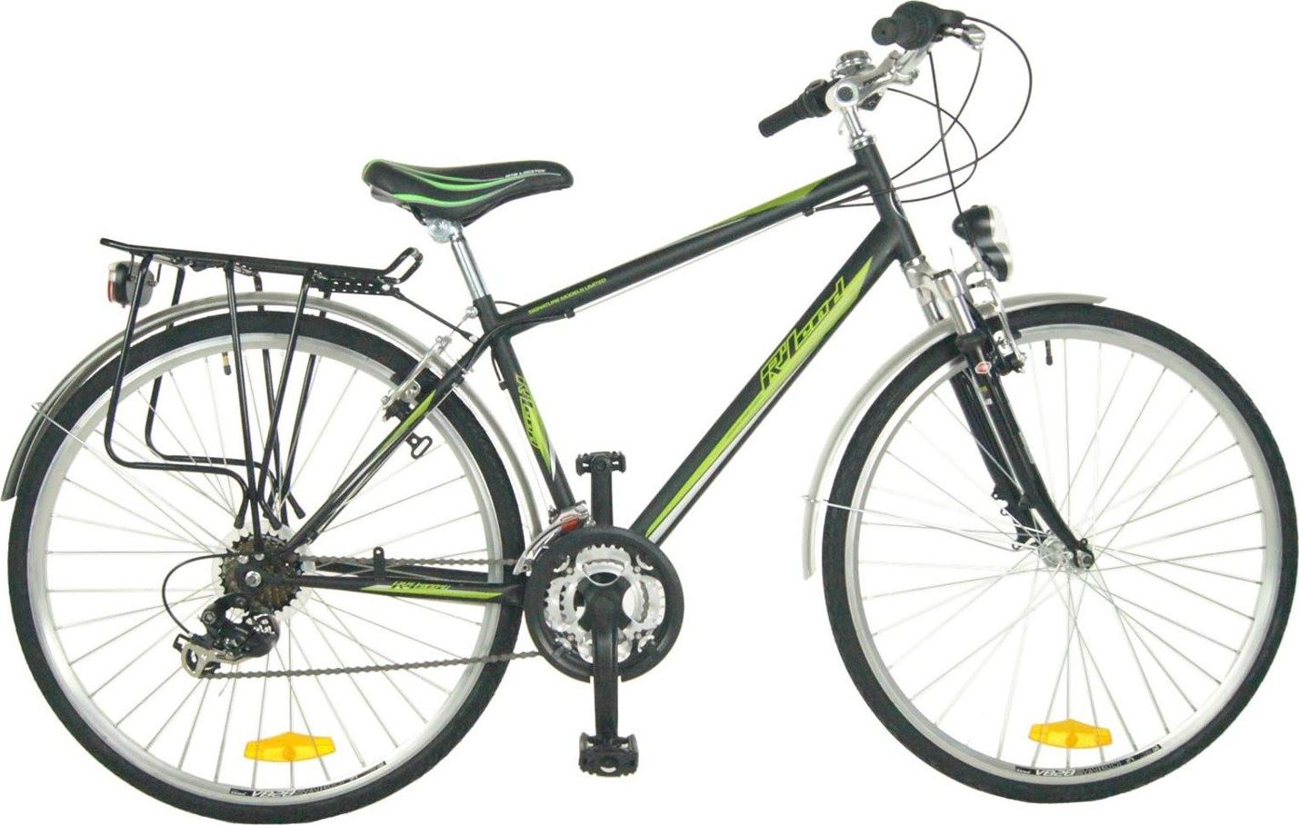 фото Велосипед міський Rowerland Ginesso 28 Black/Green