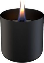 Tenderflame Tenderflame Table burner Lilly 1W Glass Diameter 8 cm, Height 7.5 cm, 150 ml, 4.5 hours, Black