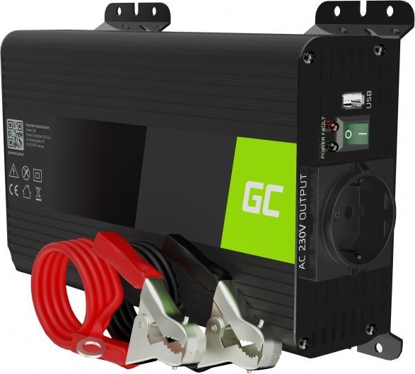 Przetwornica Green Cell PRO 12V/230V 300W/600W