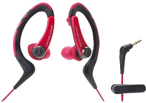 фото Наушники с микрофоном Audio-Technica ATH-SPORT1RD