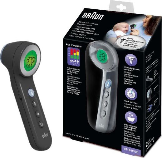 фото Інфрачервоний термометр Braun BNT400 Black