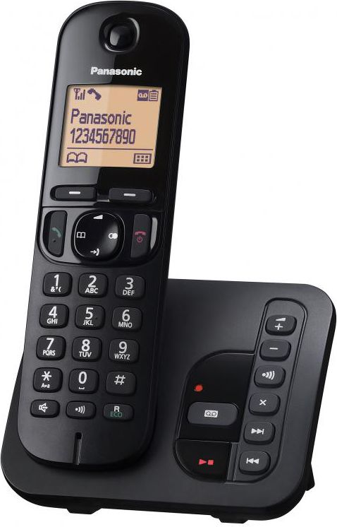 Telefon stacjonarny Panasonic KX-TGC220PDB Czarny