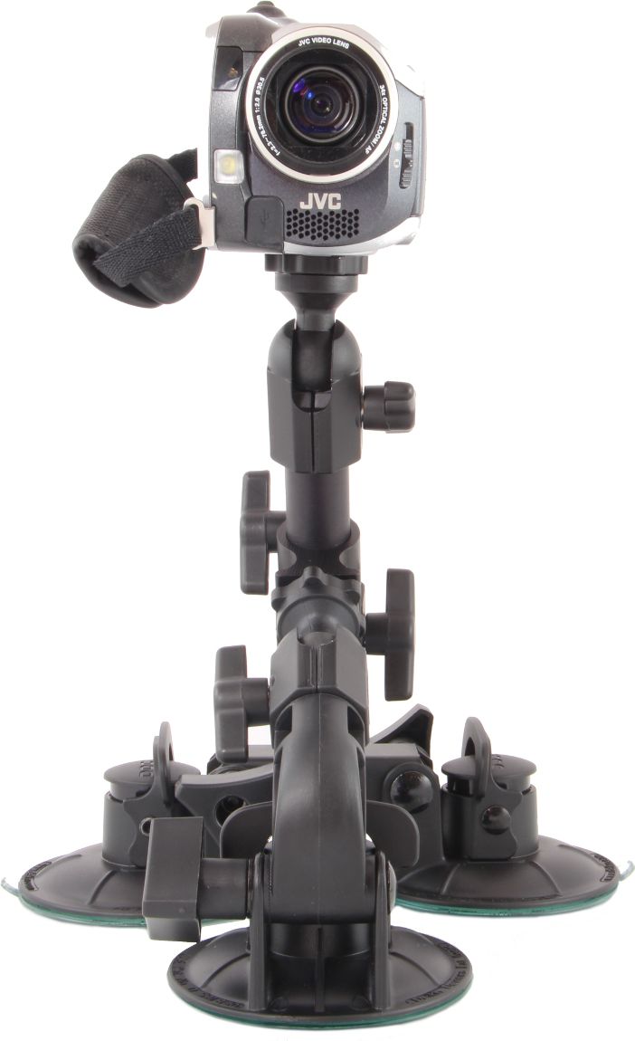 фото Настільний штатив Delkin Fat Gecko Suction Cup 3-Arm (DDMNT-TRIPLE)