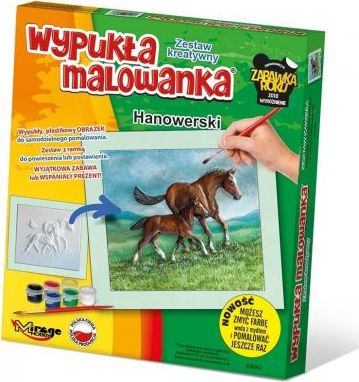 Wypukła malowanka Konie Hanowerskie
