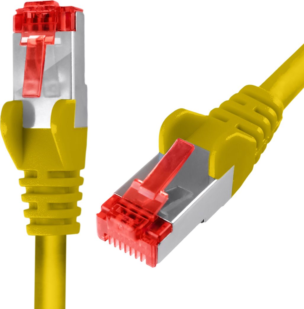 Spacetronik Kabel RJ45 CAT 6 S/FTP AWG27 LSZH żółty 30m