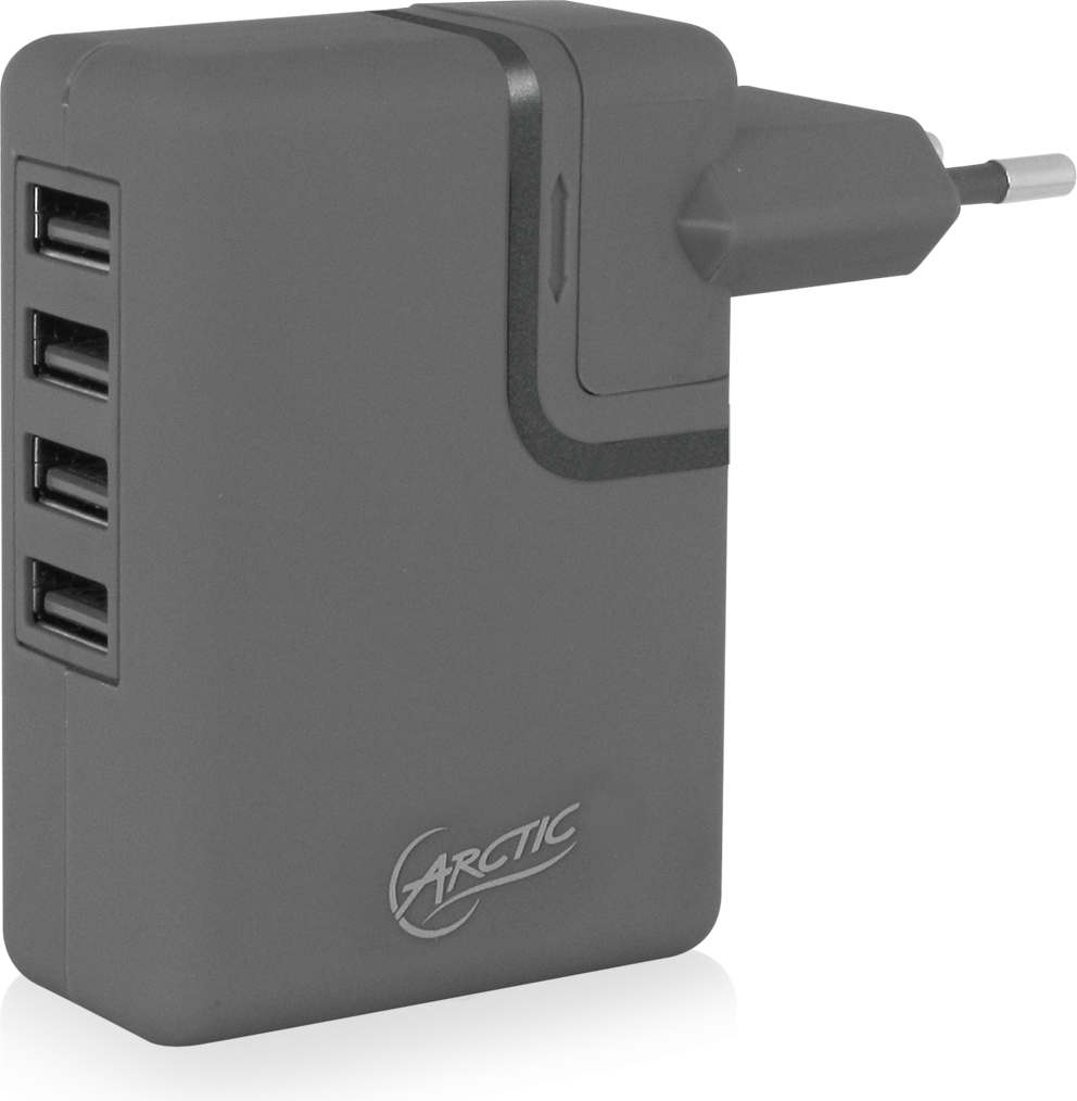 Ładowarka Arctic Charger PRO 4 Rev.2 4x USB-A 2.5 A (PSAEQ-AC02201-BL)