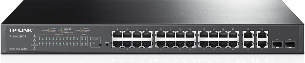 фото Комутатор керований рівня 2 TP-Link T1500-28PCT
