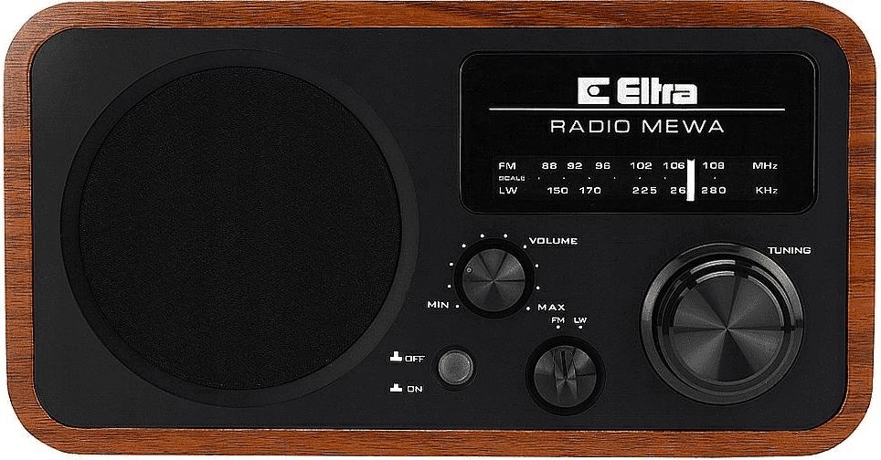 фото Радіоприймач Eltra Mewa Black Wood