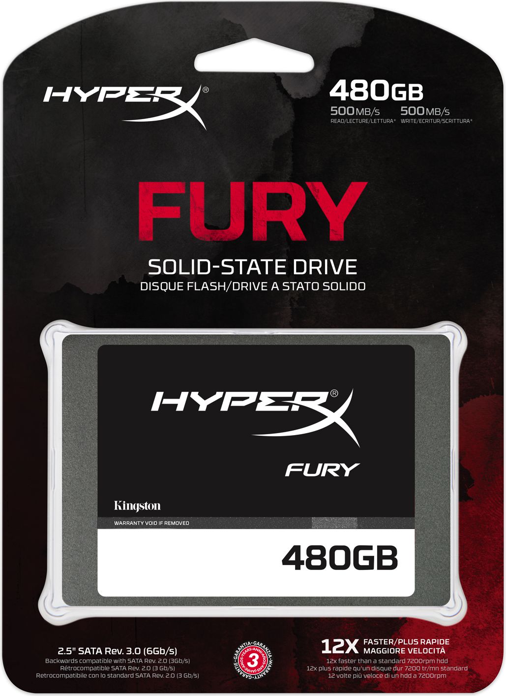 Dysk SSD 480GB HyperX Fury za 459zł