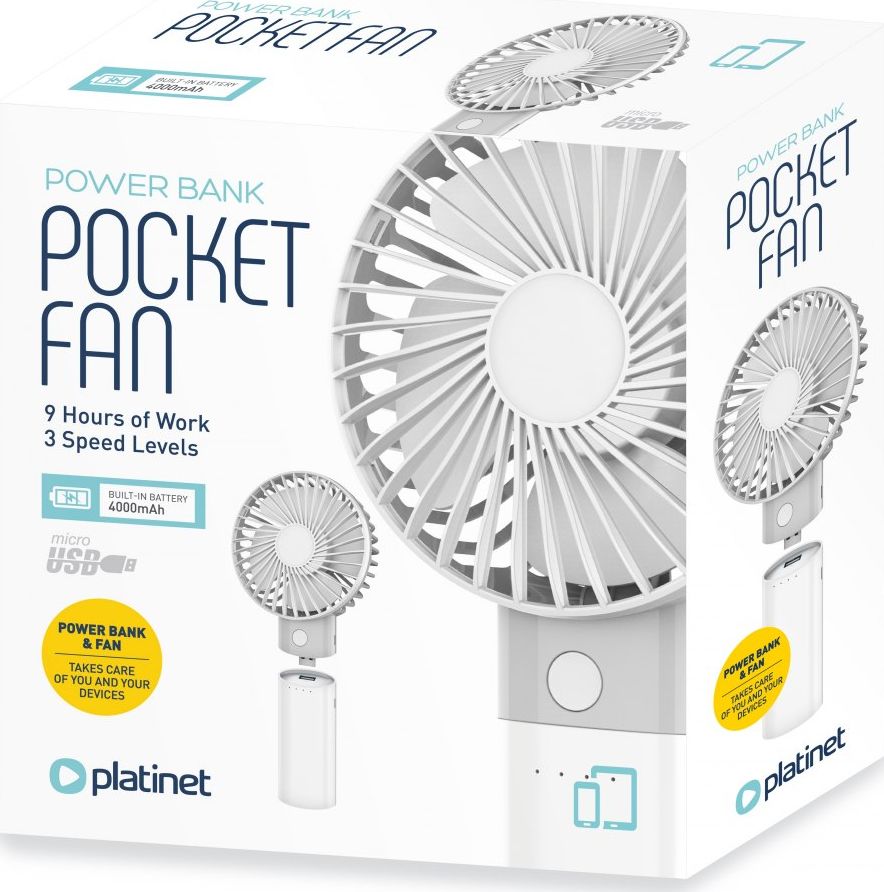 фото Вентилятор портативний Platinet PRDF6107
