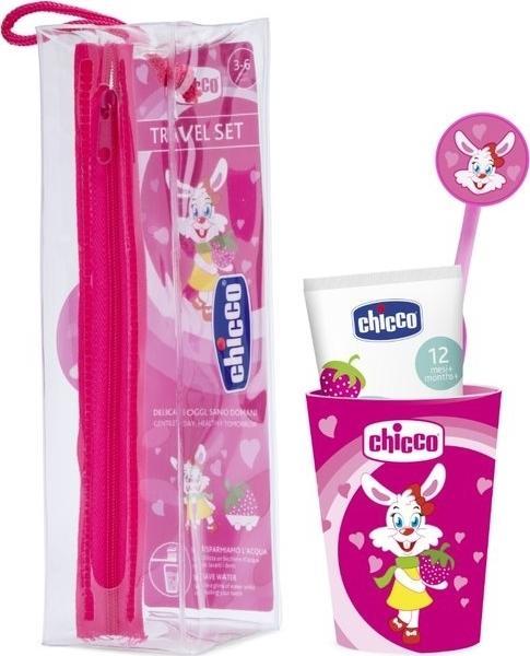 Chicco 8543110-ZESTAW DO PIELĘGNACJI JAMY USTNE J 36M+ DZIEWCZYNKA