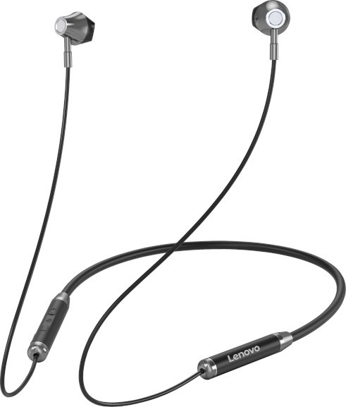 фото Навушники з мікрофоном Lenovo Moving-Coil HE06 Black
