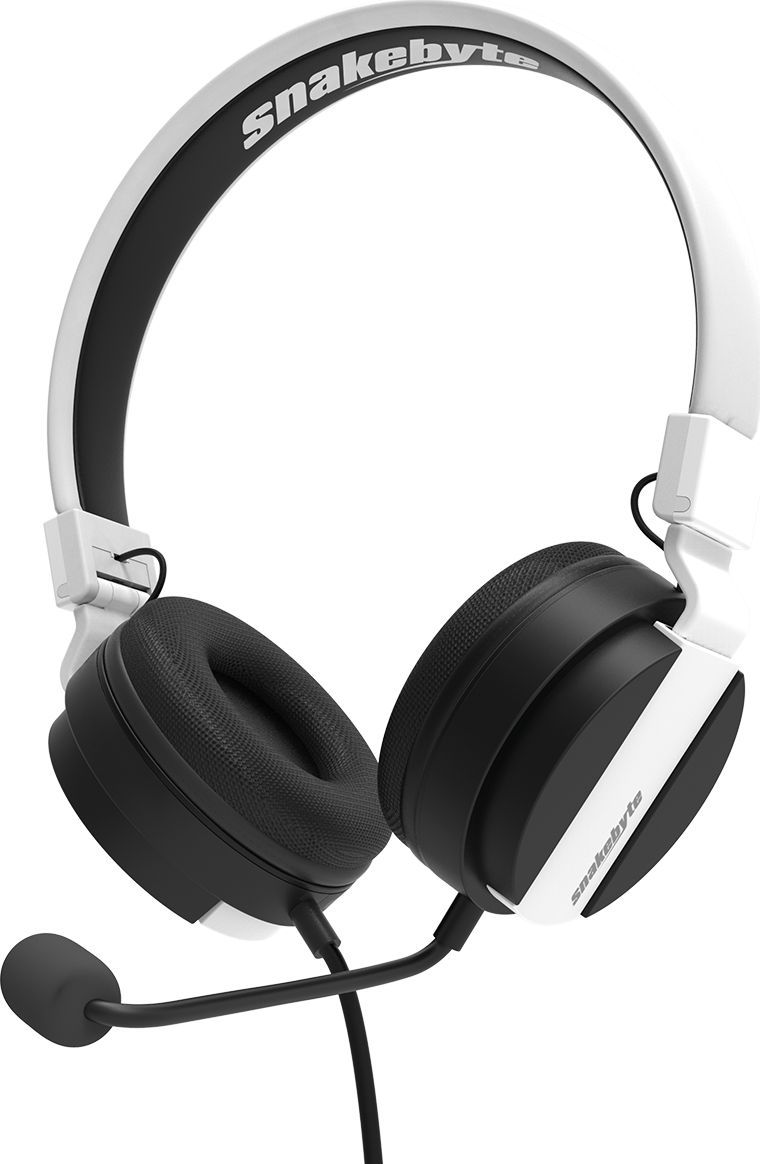 фото Навушники з мікрофоном Snakebyte Head Set 5 White