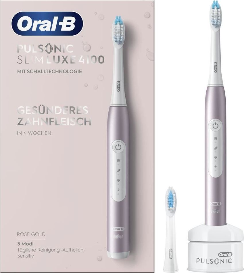 фото Електрична зубна щітка Oral-B Pulsonic Slim Luxe 4100 Rose Gold