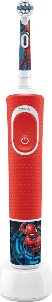 фото Електрична зубна щітка Oral-B Vitality Kids D100 Spiderman Red