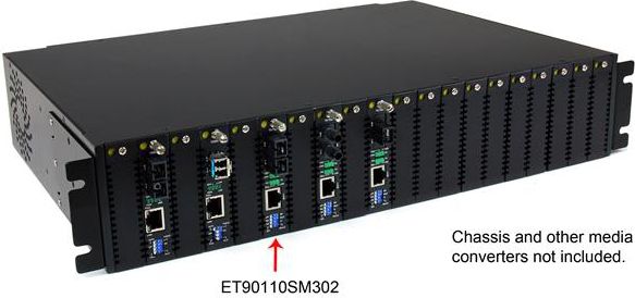 фото Медиаконвертер StarTech ET90110SM302