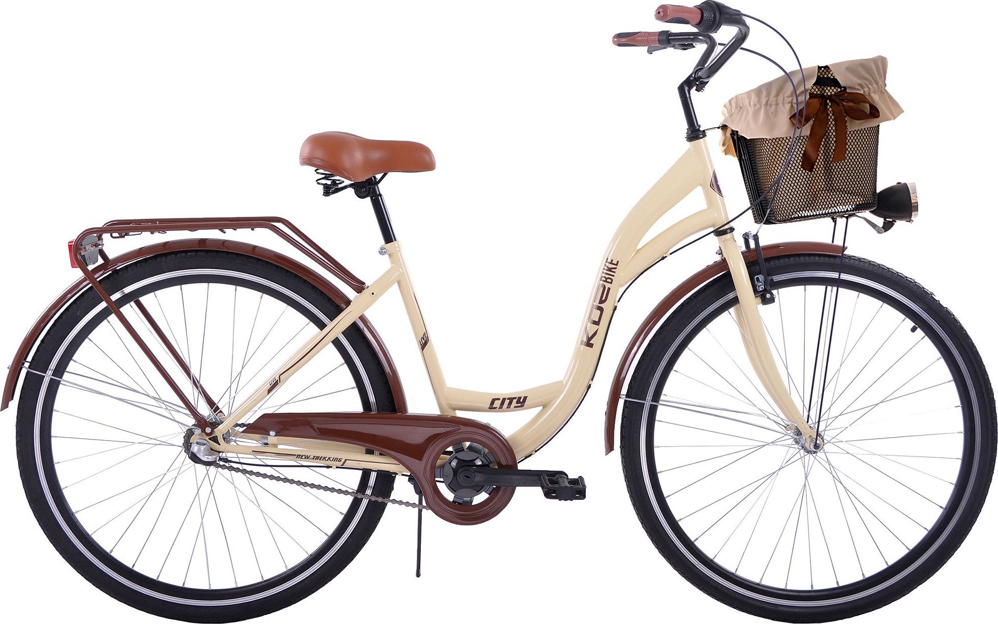 фото Велосипед міський Kozbike K23 28 Cream/Brown