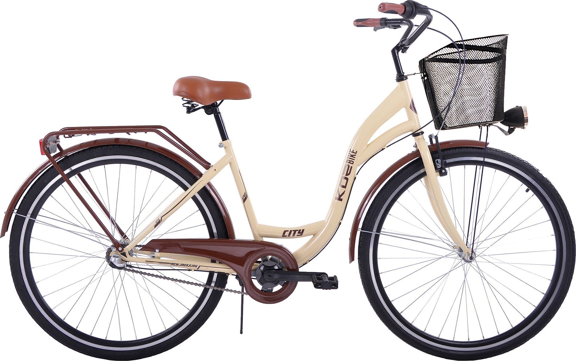 фото Велосипед міський Kozbike K23 28 Cream/Brown