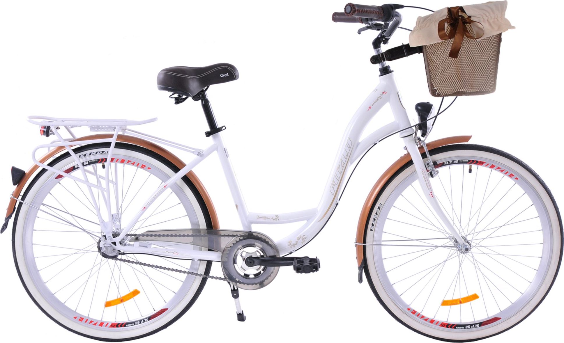 фото Велосипед міський Fuzlu Nebraska 26 3spd White