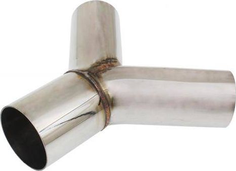 TurboWorks Trójnik wydechu 90st 70/76mm 304SS