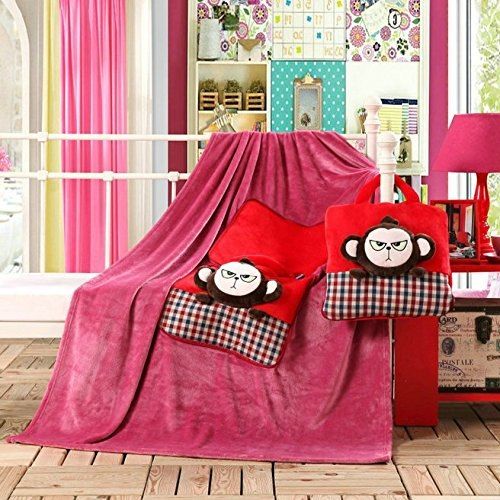 Decoking DecoKing koc dziecięcy z mikrofibry AMARANTH MONKEY