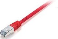 Equip Patchcord, S/FTP, Cat6A, PIMF, HF, 1m, czerwony (605620)