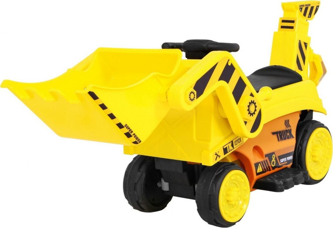 Pojazd Koparka Traktor Żółty
