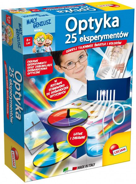Lisciani Optyka 25 eksperymentów (50826)