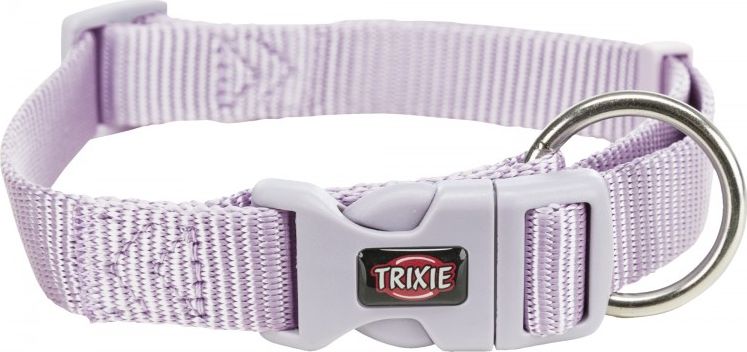 Trixie Premium obroża, dla psa, jasny liliowy, L–XL: 40–65 cm/25 mm