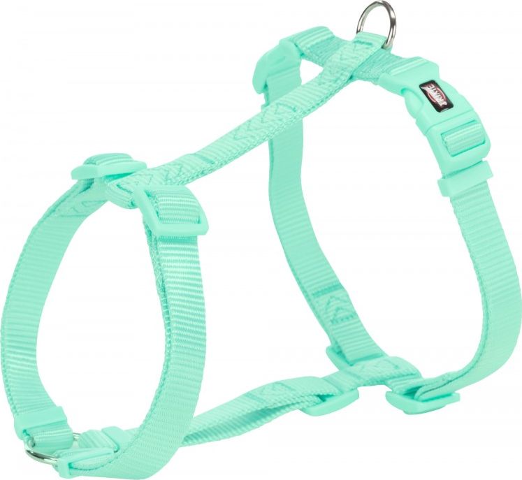 Trixie Premium szelki H, dla psa, kolor miętowy, XXS–XS: 20–32 cm/10 mm