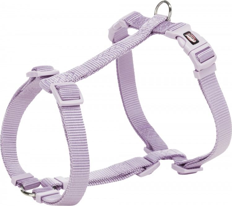 Trixie Premium szelki H, dla psa, jasny liliowy, XXS–XS: 20–32 cm/10 mm