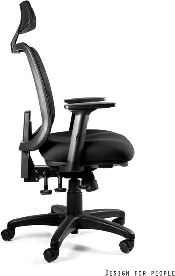 фото Офісне крісло Unique Saga Plus Black