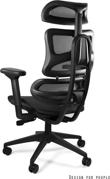фото Офісне крісло Unique Ergotech Black