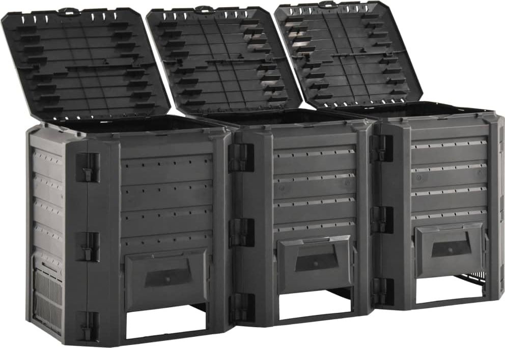 фото Компостер VidaXL Black 1200L (312274)