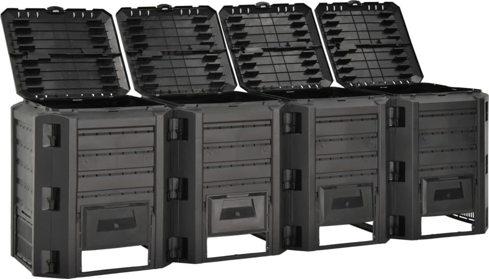 фото Компостер VidaXL Black 1600L (312275)