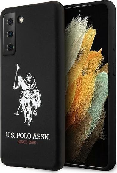 US POLO US Polo USHCS21MSLHRBK S21+ G996 czarny/black Silicone Logo