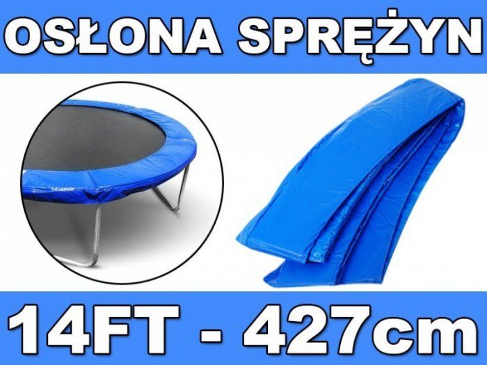 Joko Kołnierz PAD Do Trampoliny 14FT Niebieski